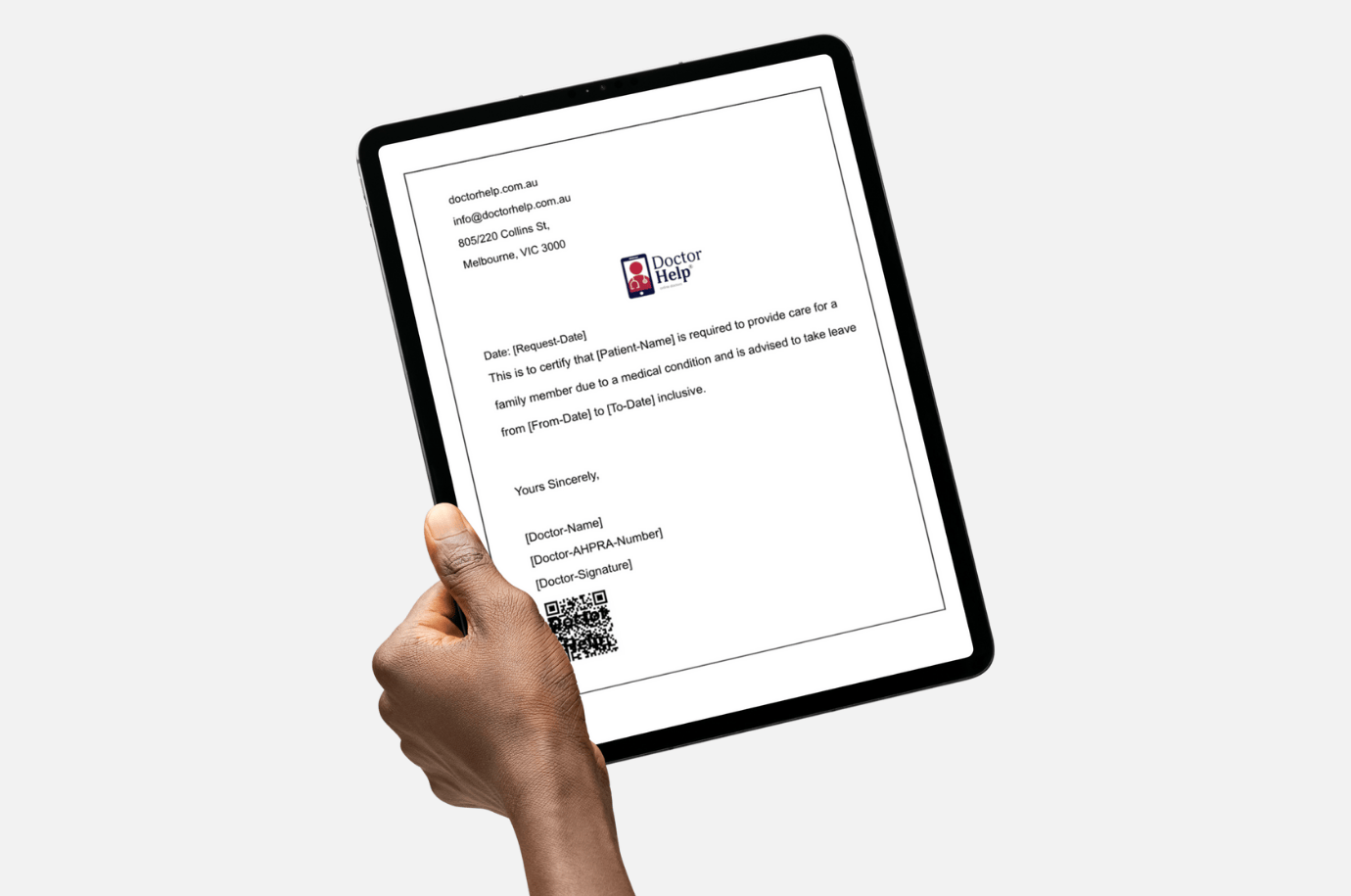 Carer Medical Certificates